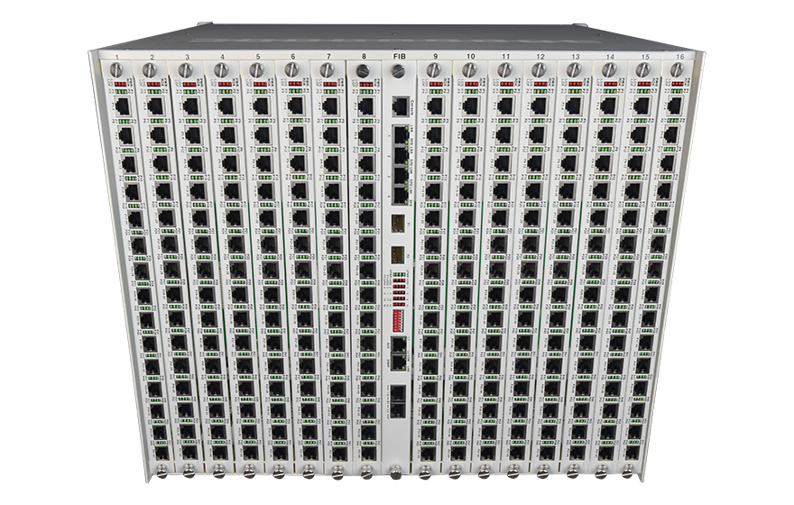 飛暢科技-960路電話光端機（8U 19英寸，SFP 1+1光備份）